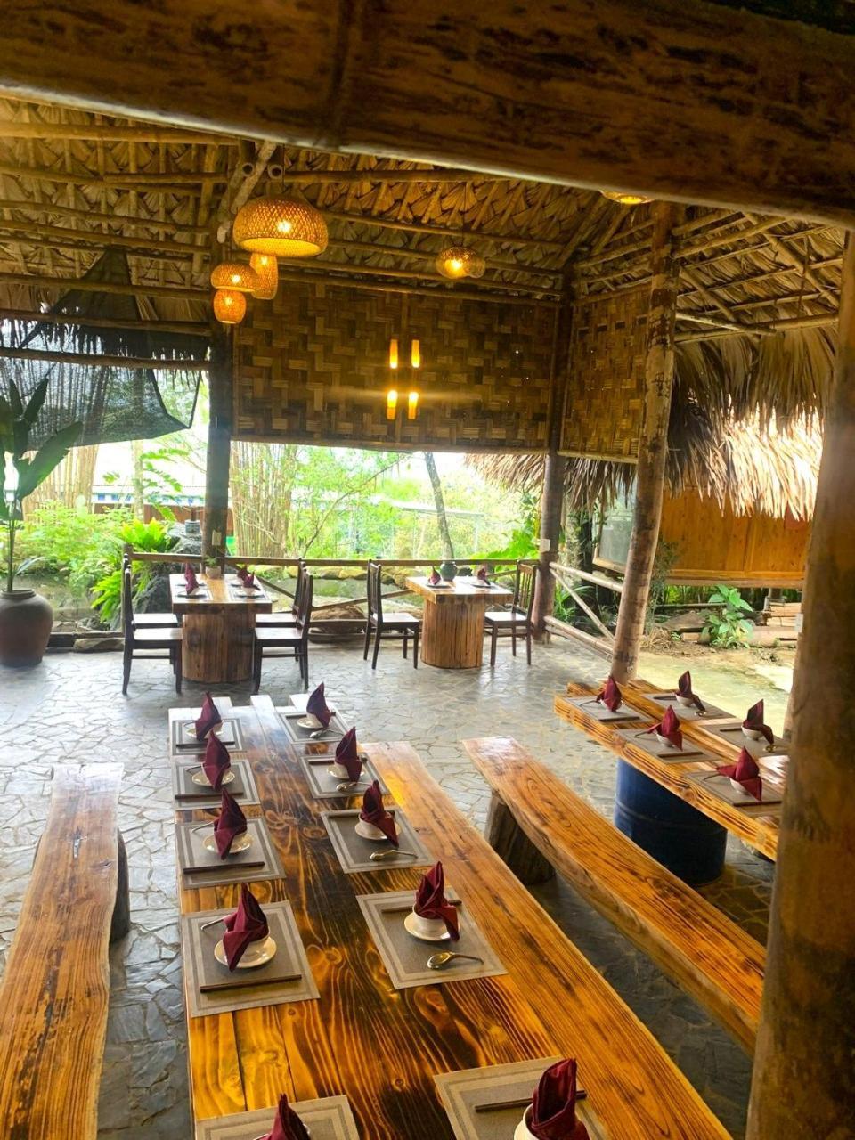 Pu Luong Cuisine Garden Homestay Lang Bang Bagian luar foto